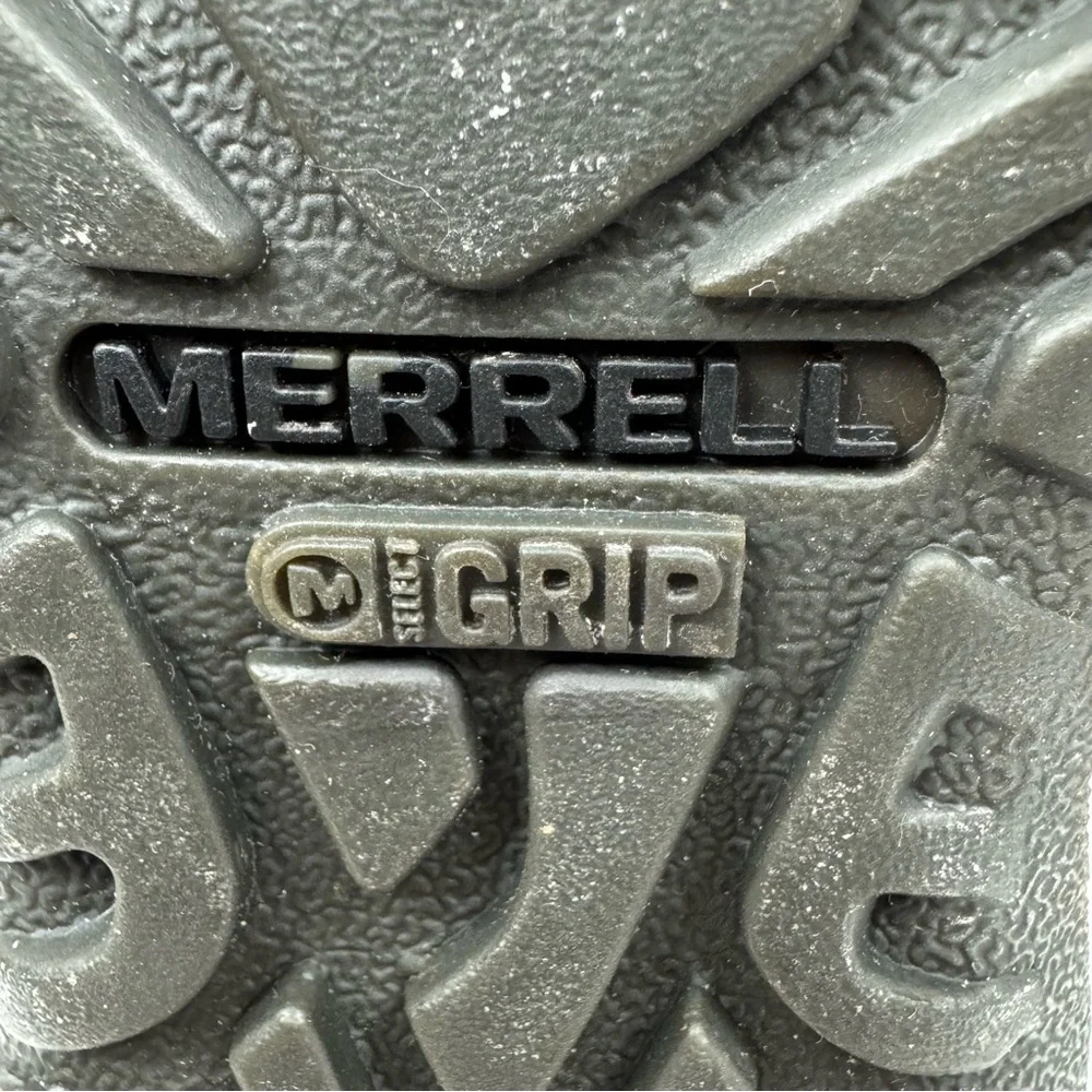 Merrell Decora Chant Waterproof Leather Winter Boots - black w fur - Sz 6 - Picture 16 of 17